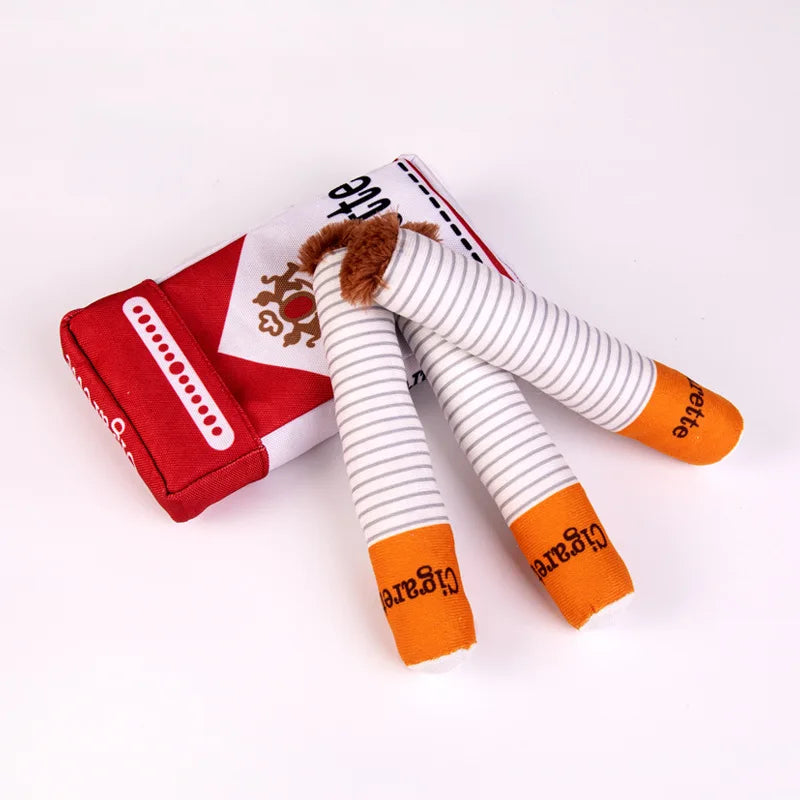 Dog Cigarette pack toy