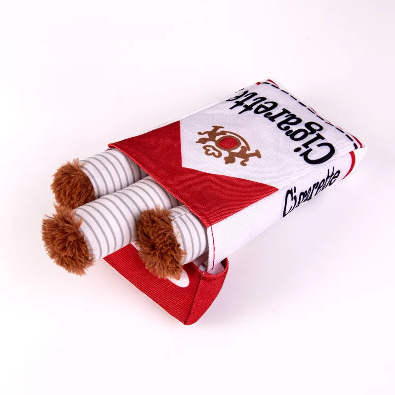 Dog Cigarette pack toy