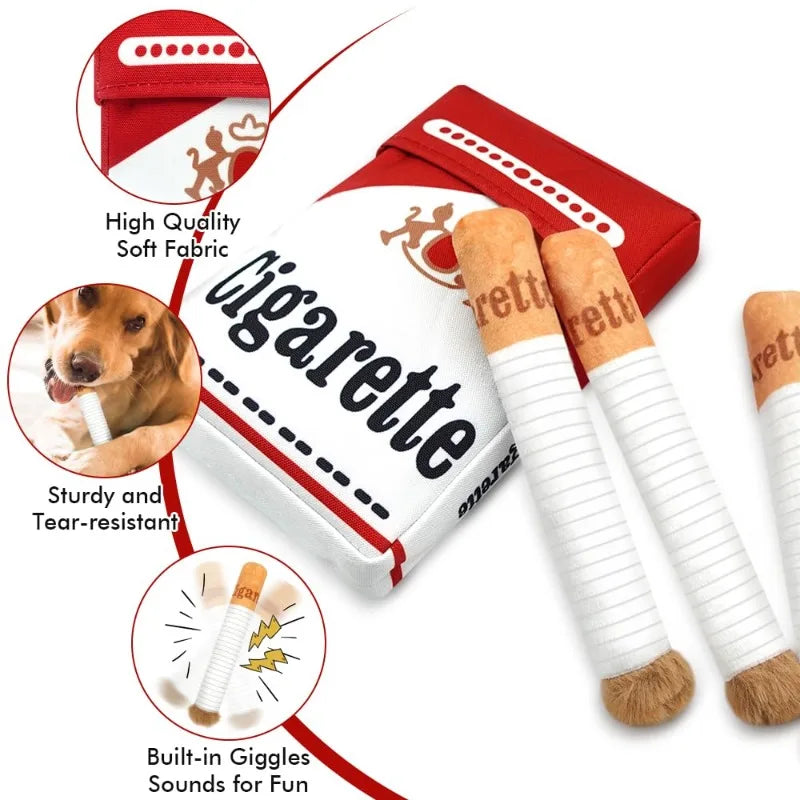 Dog Cigarette pack toy
