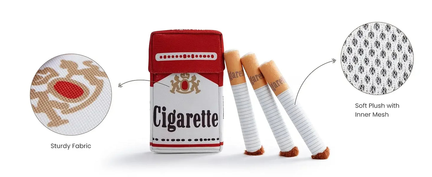 Dog Cigarette pack toy