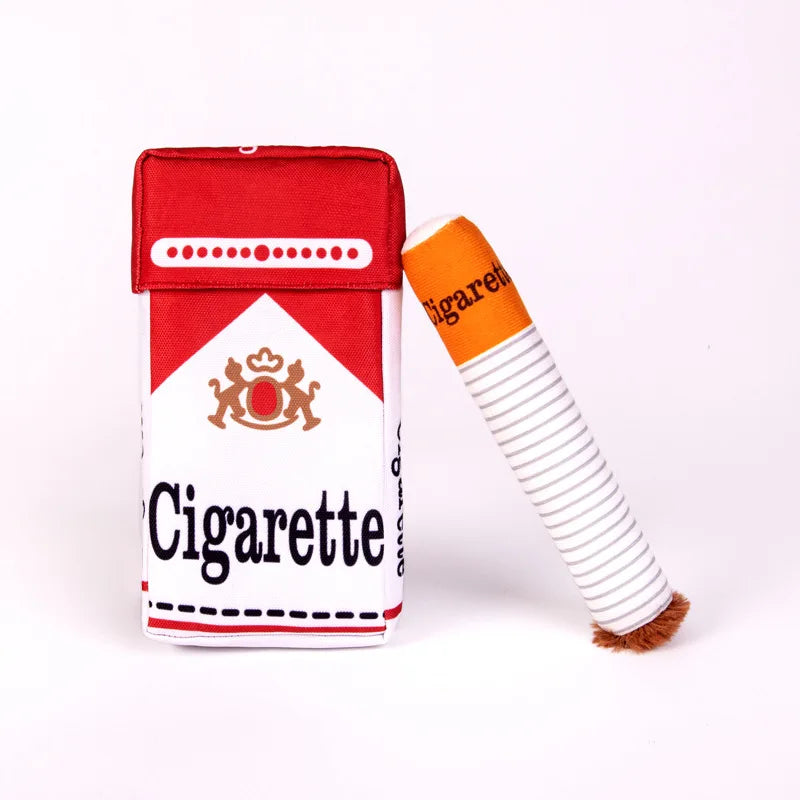 Dog Cigarette pack toy