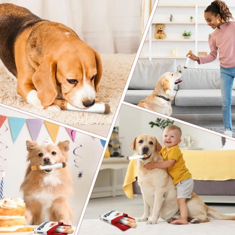 Dog Cigarette pack toy