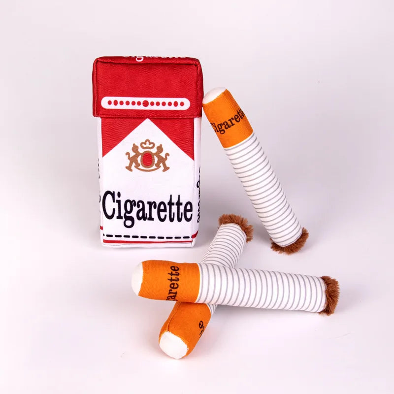 Dog Cigarette pack toy