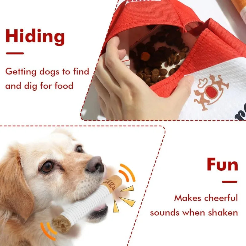 Dog Cigarette pack toy