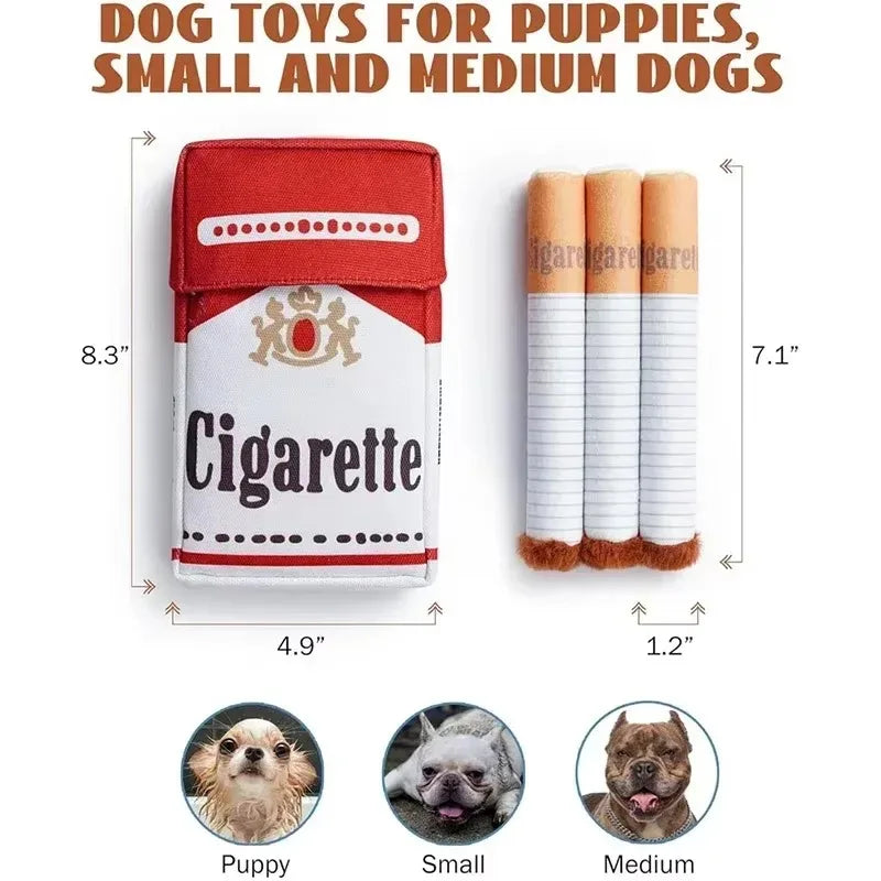 Dog Cigarette pack toy